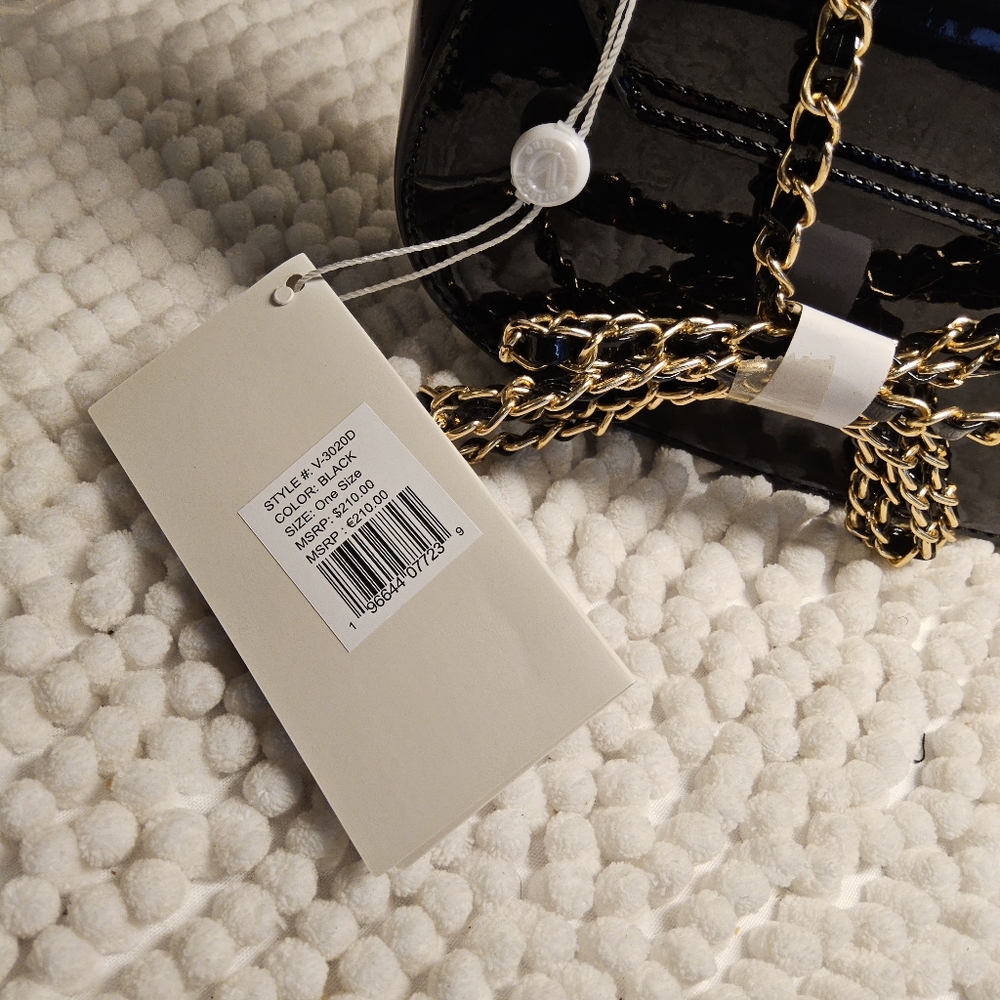 Valentino Orlandi Evening Bag with Top Handle and Removable Strap in Black - Picture 11 of 13